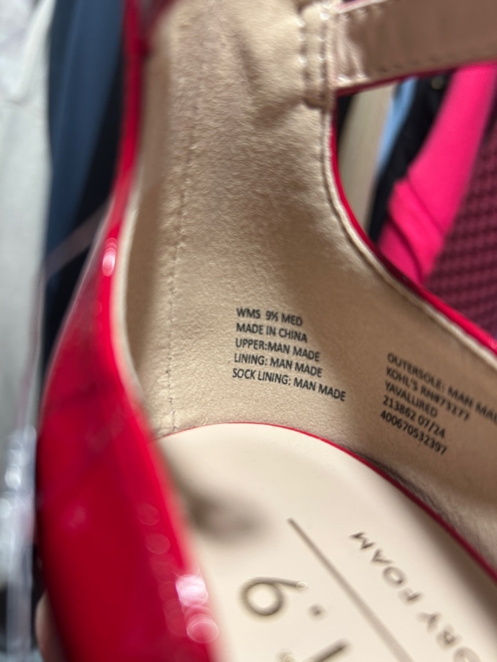 Apt. 9 Yavalli Red Patent Pointed-Toe Ankle-Strap Pumps - Picture 8 of 8